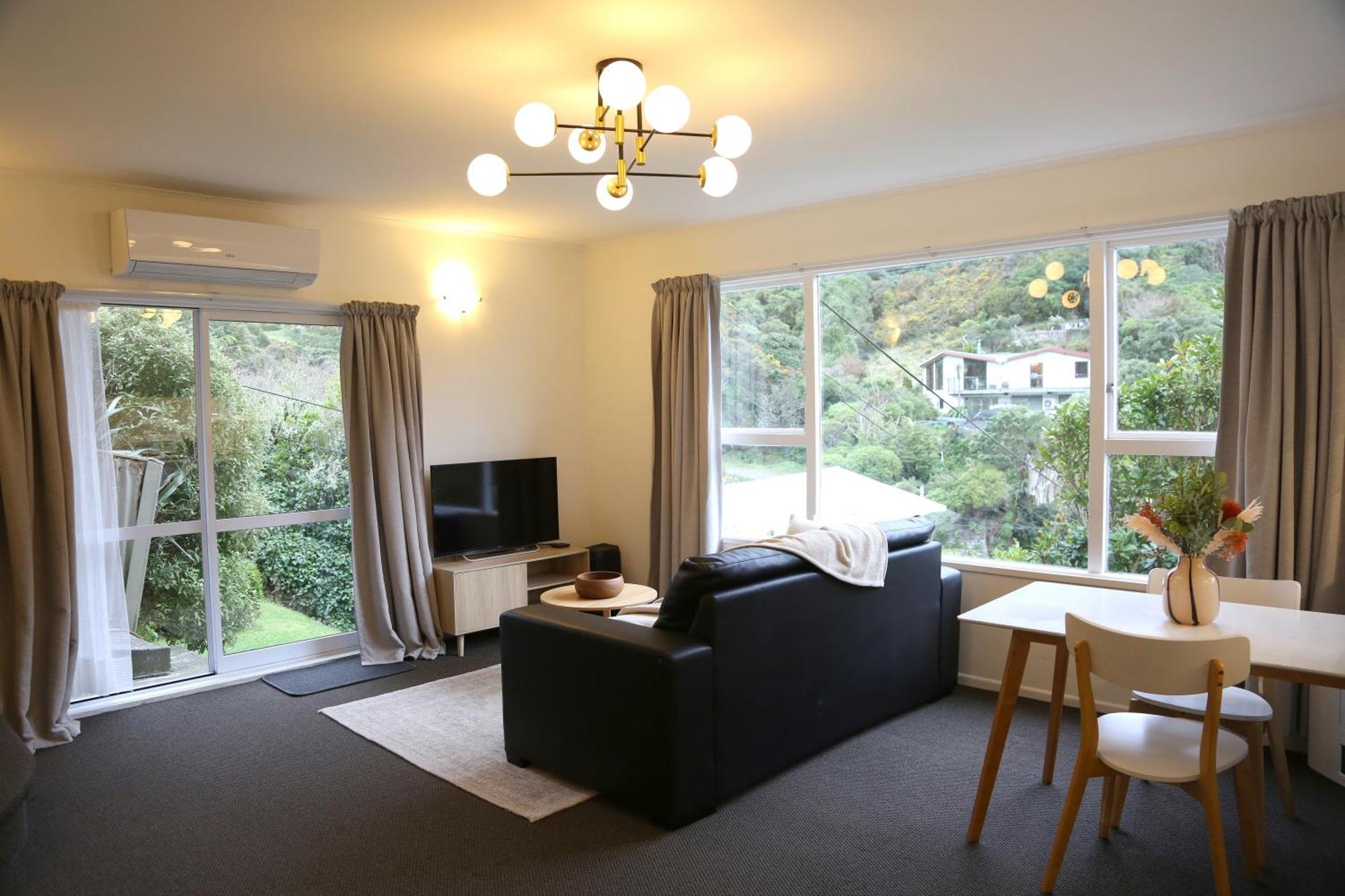 Skyline Haven - Entire Apartment - Free Parking, Espresso, Netflix - 15M To Cbd, Stadium, Ferry Wellington Exterior foto